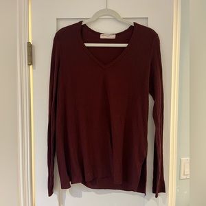 Urban Outfitters soft maroon long sleeve